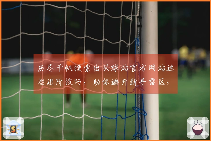 历尽千帆摸索出买球站官方网站这些进阶技巧，助你避开新手雷区，稳赚收益。